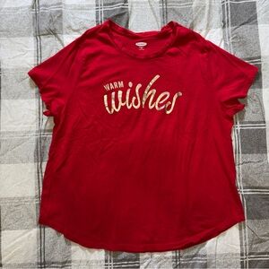 Old Navy holiday short sleeve t-shirt